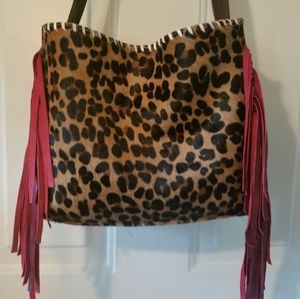 Leopard Leather Purse